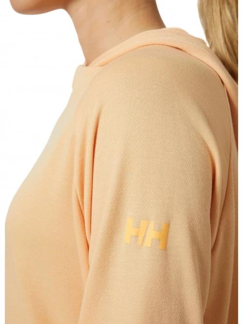 Helly Hansen W Inshore Hoodie női kapucnis pulóver narancssárga színben 5