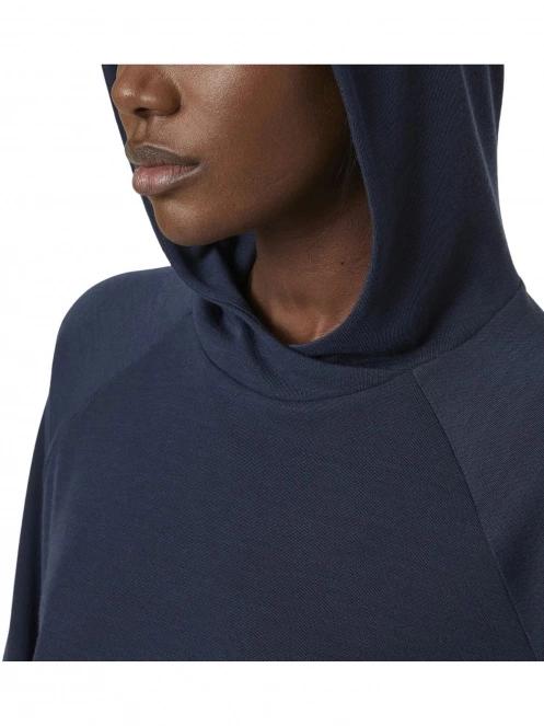 Helly Hansen W Inshore Hoodie női kapucnis pulóver sötétkék színben 4