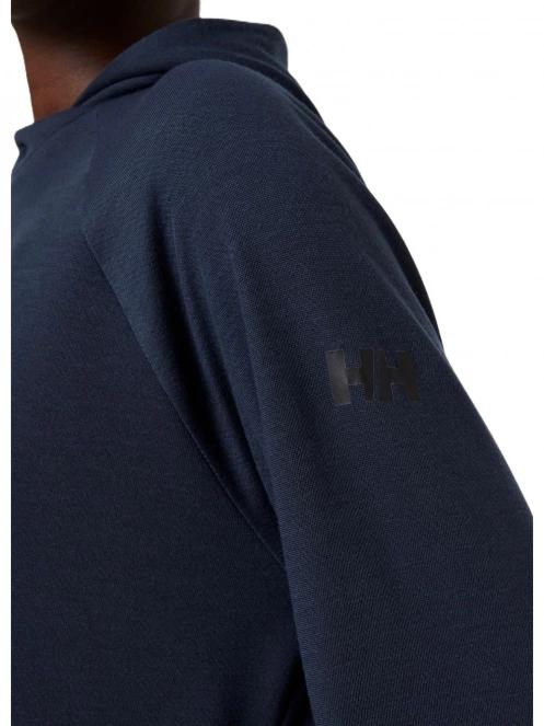 Helly Hansen W Inshore Hoodie női kapucnis pulóver sötétkék színben 5
