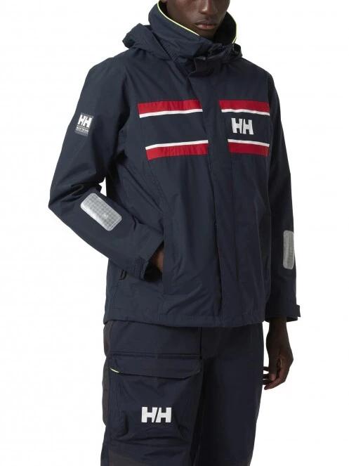 Helly Hansen Saltholm Jacket férfi vitorlás kabát sötétkék színben 2