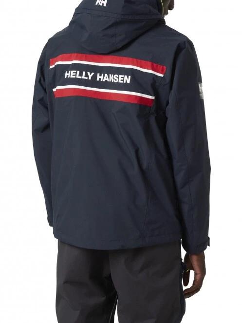 Helly Hansen Saltholm Jacket férfi vitorlás kabát sötétkék színben 3