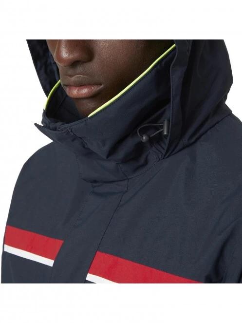Helly Hansen Saltholm Jacket férfi vitorlás kabát sötétkék színben 4