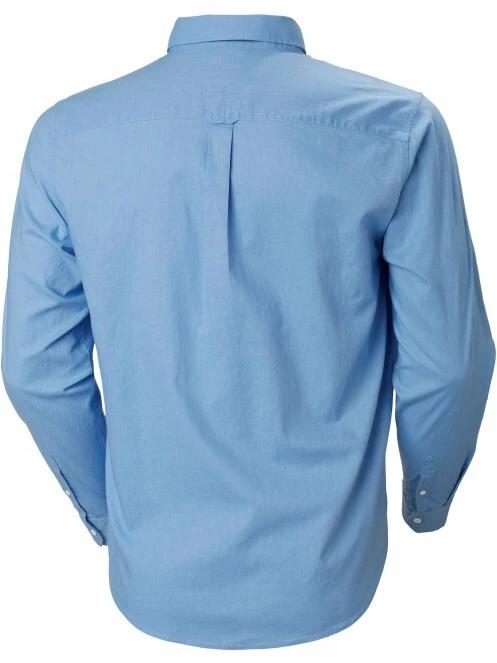 Helly Hansen Club Ls Shirt férfi hosszú ujjú ing világoskék színben 7