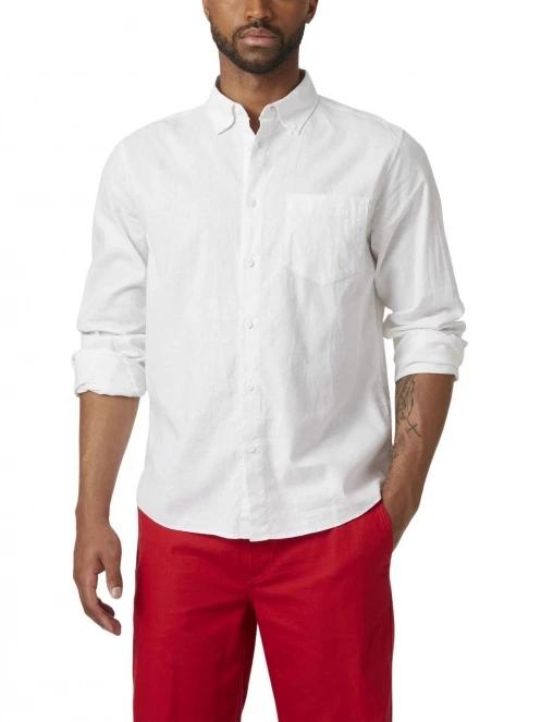 Helly Hansen Club Ls Shirt férfi hosszú ujjú ing fehér színben 2