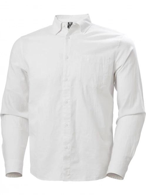 Helly Hansen Club Ls Shirt férfi hosszú ujjú ing fehér színben 5