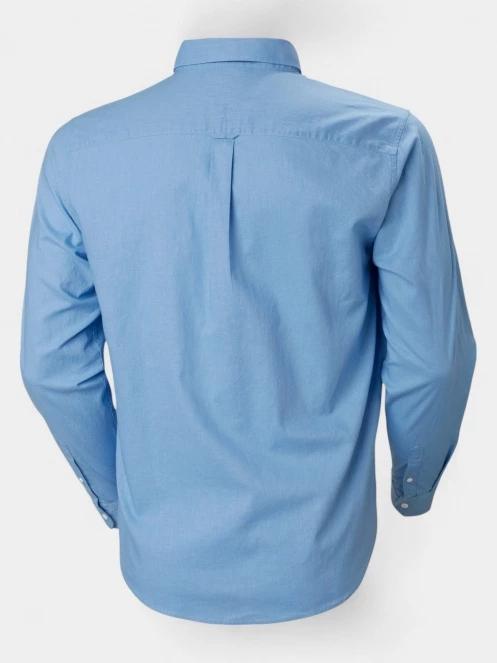 Helly Hansen Club Ls Shirt férfi hosszú ujjú ing világoskék színben 7
