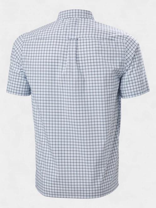 Helly Hansen Fjord Qd Ss Shirt 2.0 férfi rövid ujjú ing világoskék színben 3