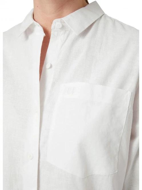 Helly Hansen W Club Shirt női hosszú ujjú ing fehér színben 4