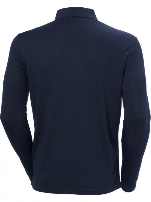 Helly Hansen Skagerrak Quickdry Rugger férfi hosszú ujjú póló sötétkék színben 7