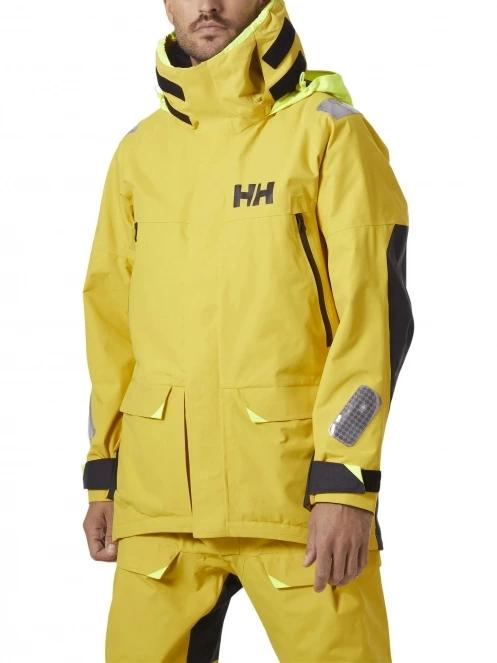 Helly Hansen Skagen Offshore Jacket férfi vitorlás kabát sárga színben 2