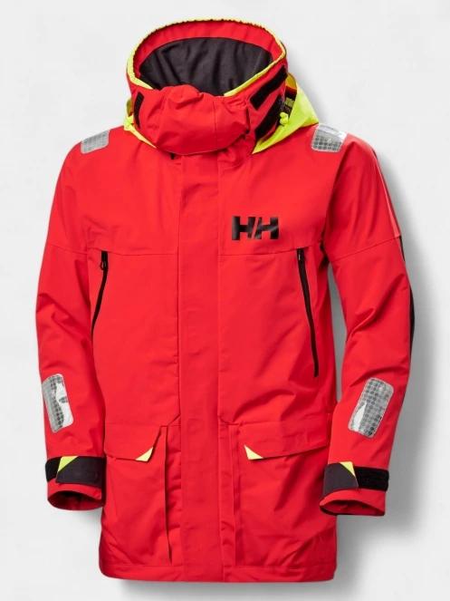 Helly Hansen Skagen Offshore Jacket férfi vitorlás kabát piros színben 2