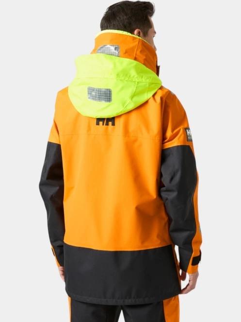 Helly Hansen Skagen Offshore Jacket férfi vitorlás kabát narancssárga színben 3