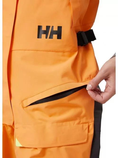 Helly Hansen W Skagen Offshore Bib női vitorlás overál narancssárga színben 5