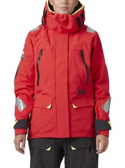 Helly Hansen W Skagen Offshore Jacket női vitorlás kabát piros színben 2