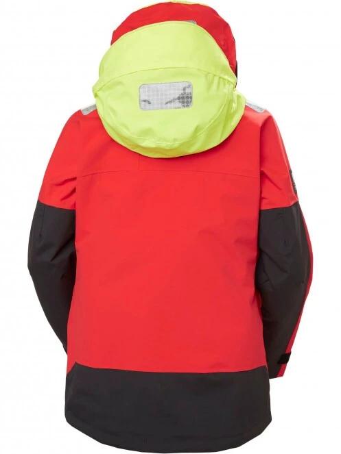 Helly Hansen W Skagen Offshore Jacket női vitorlás kabát piros színben 11