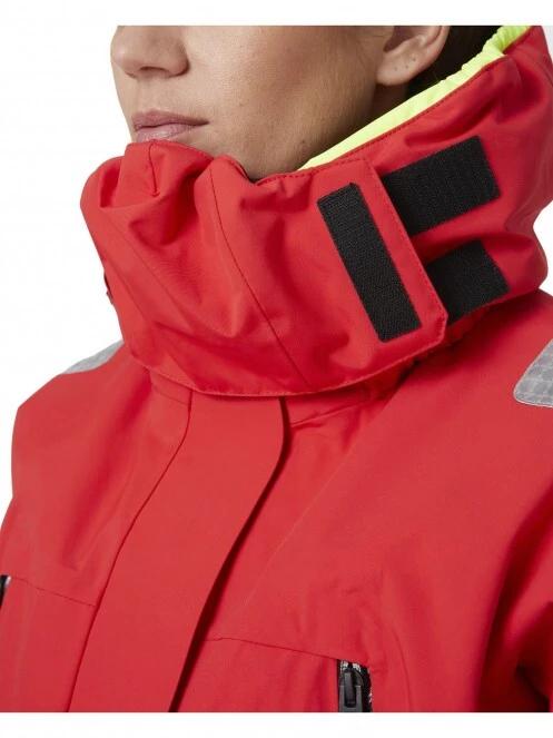 Helly Hansen W Skagen Offshore Jacket női vitorlás kabát piros színben 4