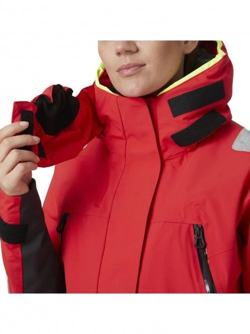 Helly Hansen W Skagen Offshore Jacket női vitorlás kabát piros színben 5
