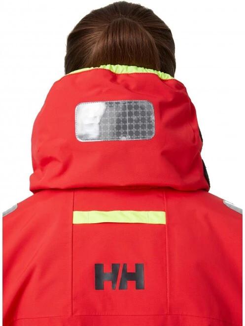 Helly Hansen W Skagen Offshore Jacket női vitorlás kabát piros színben 9