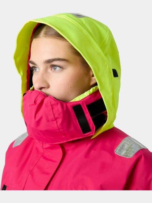 Helly Hansen W Skagen Offshore Jacket női vitorlás kabát magenta színben 11
