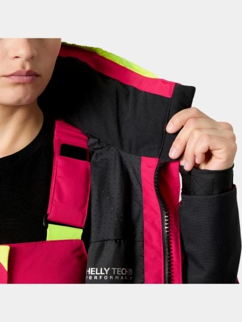Helly Hansen W Skagen Offshore Jacket női vitorlás kabát magenta színben 4