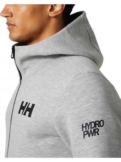Helly Hansen Hp Ocean Fz Jacket 2.0 férfi kapucnis pulóver szürke színben 4