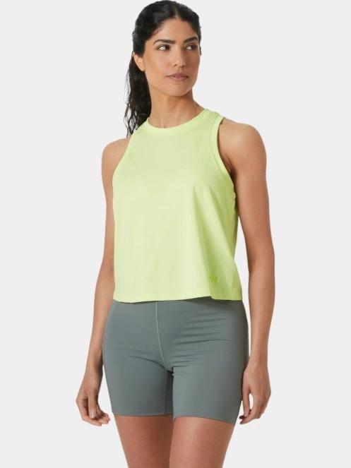 Helly Hansen W Ocean Cropped Tank Top női crop top zöld színben 2