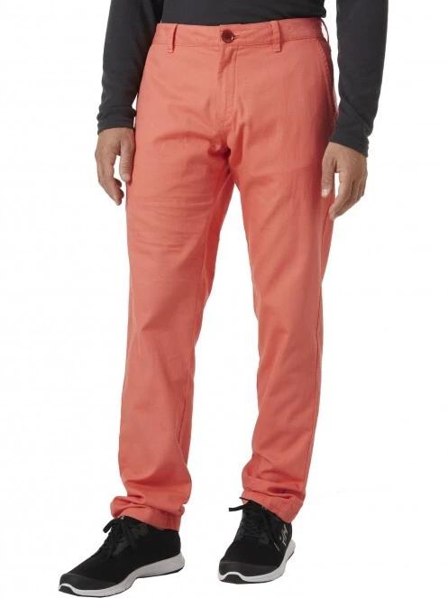 Helly Hansen Dock Chinos férfi utcai nadrág rózsaszín színben 2