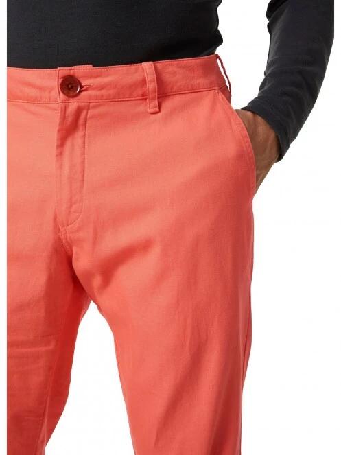 Helly Hansen Dock Chinos férfi utcai nadrág rózsaszín színben 4