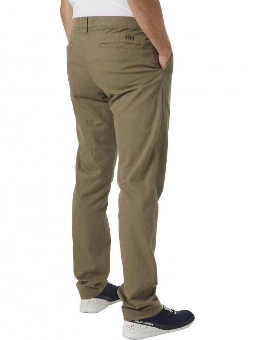 Helly Hansen Dock Chinos férfi utcai nadrág barna színben 3