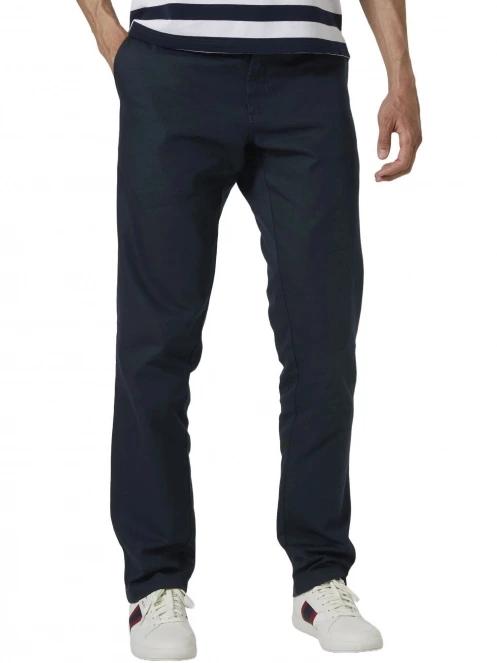 Helly Hansen Dock Chinos férfi chino nadrág sötétkék színben 2