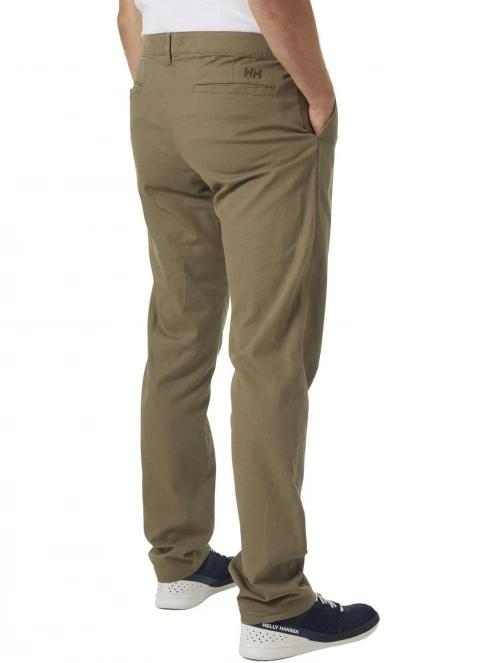Helly Hansen Dock Chinos férfi chino nadrág oliva színben 3