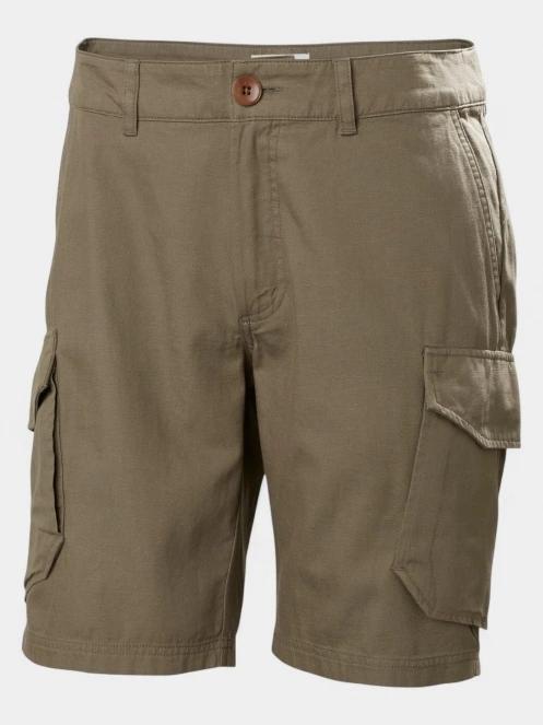Helly Hansen Dock Cargo Shorts férfi oldalzsebes rövidnadrág oliva színben 2