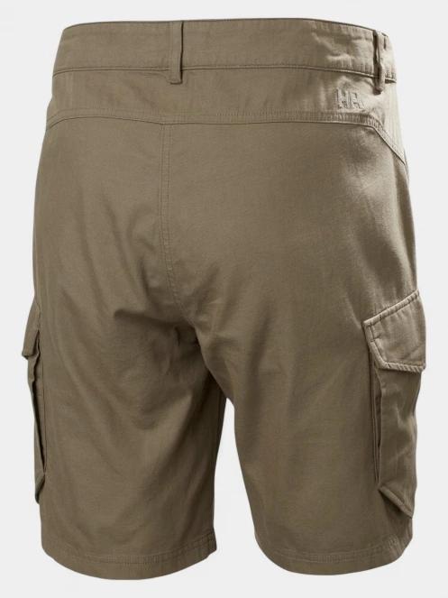 Helly Hansen Dock Cargo Shorts férfi oldalzsebes rövidnadrág oliva színben 3