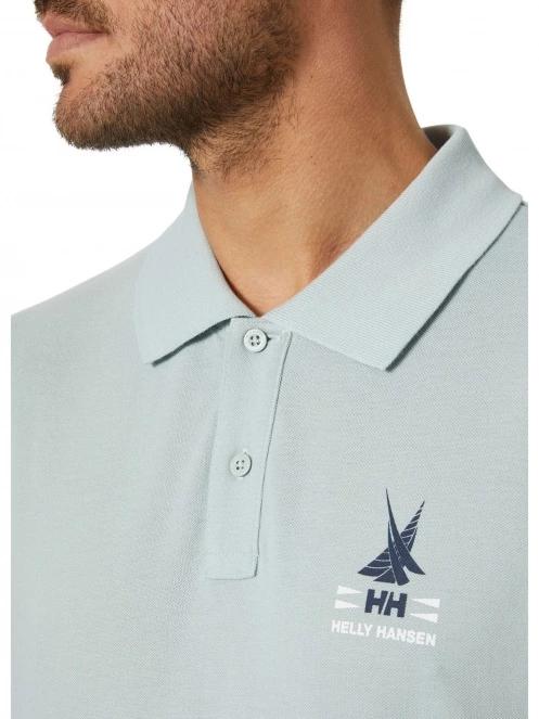 Helly Hansen Koster Polo férfi galléros póló világoskék színben 4