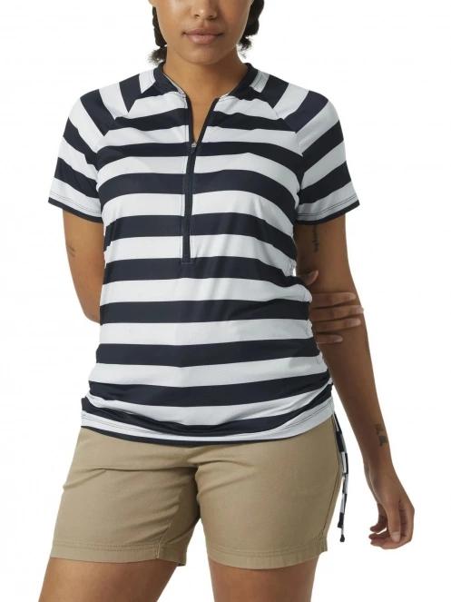 Helly Hansen W Siren 1/2 Zip T-Shirt női rövid ujjú póló sötétkék színben 2