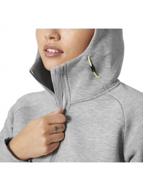 Helly Hansen W Hp Ocean Fz Jacket 2.0 női kapucnis pulóver szürke színben 4