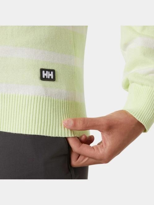 Helly Hansen W Skagen Sweater 2.0 női pulóver zöld színben 4