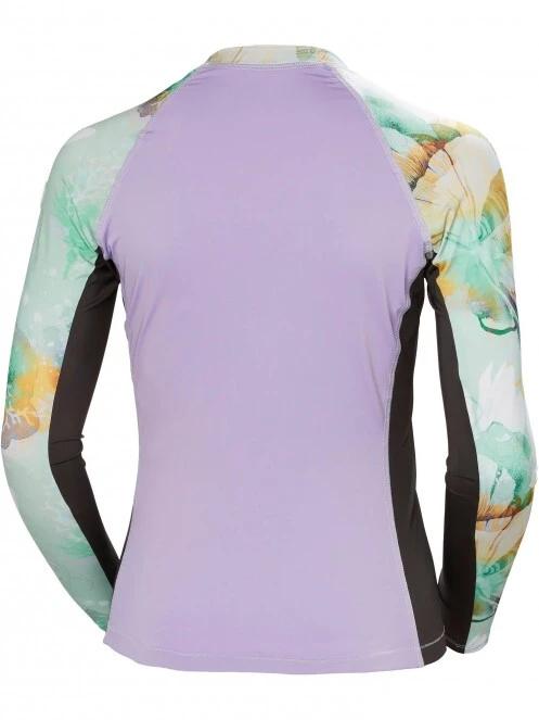 Helly Hansen W Waterwear Rashguard női hosszú ujjú lycra lila színben 5