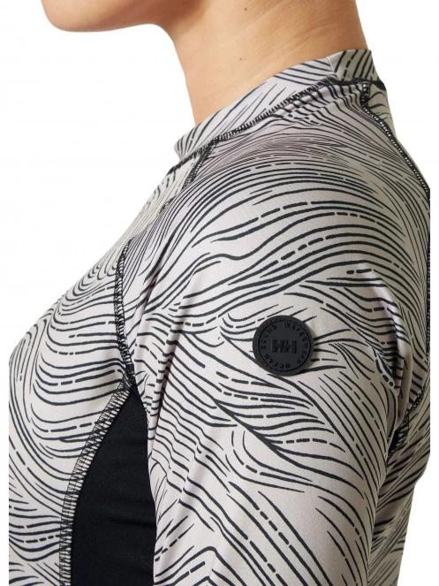 Helly Hansen W Waterwear Rashguard női hosszú ujjú lycra homok színben 4