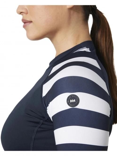 Helly Hansen W Waterwear Rashguard női hosszú ujjú lycra sötétkék színben 4