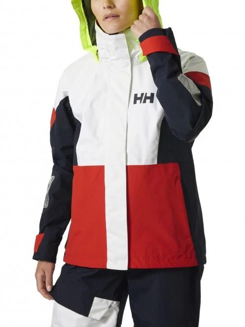 Helly Hansen W Newport Regatta Jacket női vitorlás kabát piros színben 2