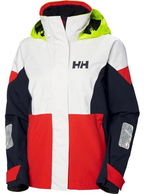 Helly Hansen W Newport Regatta Jacket női vitorlás kabát piros színben 8