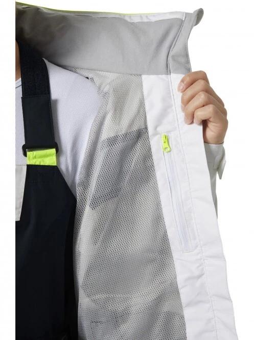 Helly Hansen W Newport Inshore Jacket női vitorlás kabát fehér színben 4