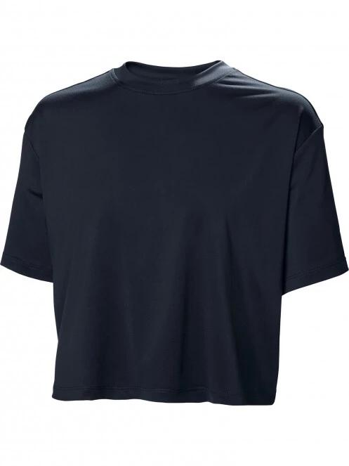 Helly Hansen W Ocean Cropped T-Shirt női rövid ujjú póló sötétkék színben 4