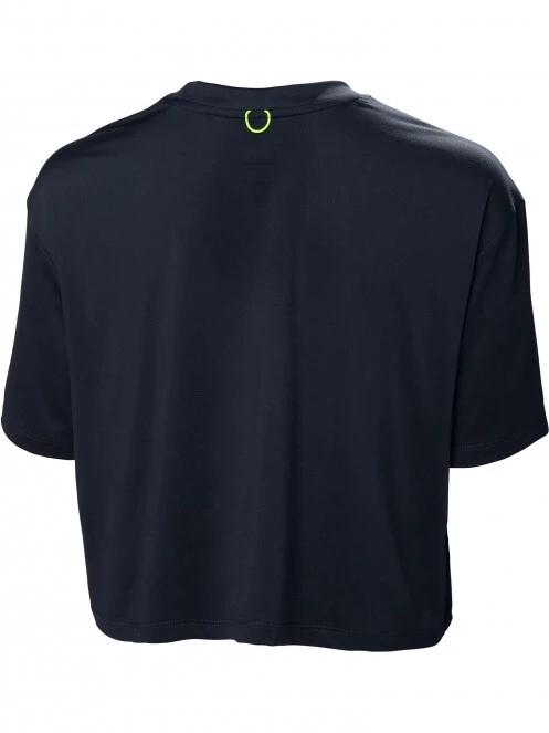 Helly Hansen W Ocean Cropped T-Shirt női rövid ujjú póló sötétkék színben 5
