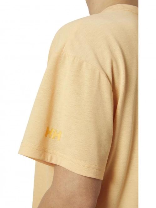 Helly Hansen W Siren T-Shirt női rövid ujjú póló sárga színben 4