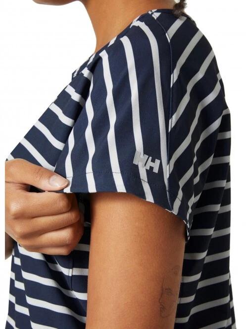 Helly Hansen W Thalia Summer Top női rövid ujjú póló sötétkék színben 5