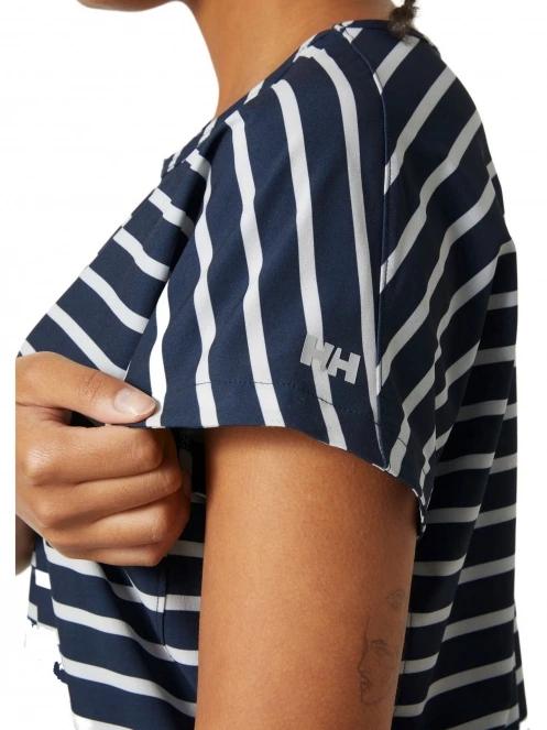 Helly Hansen W Thalia Summer Top női rövid ujjú póló sötétkék színben 5