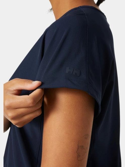 Helly Hansen W Thalia Summer Top női rövid ujjú póló sötétkék színben 5