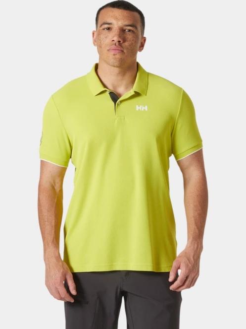 Helly Hansen Ocean Polo 2.0 férfi galléros póló zöld színben 2